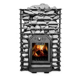 Cozy Heat Quattro Wood-Fired Sauna Stove With Sauna Stones [COZY QUATTRO] (SAK23947)