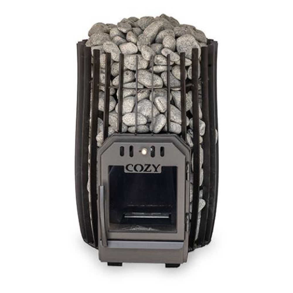 Cozy Heat SW Cylindrical Shape Sauna Stove With Sauna Stones [COZY SW] (SAK48563)