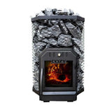 Cozy Heat Wood-Burning Floor Mount Sauna Stove With Chimney Kit And Sauna Stones [COZY] (SAK57382)