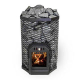 Cozy Heat Wood-Burning Floor Mount Sauna Stove With Chimney Kit And Sauna Stones [COZY] (SAK57382)