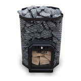 Cozy Heat Wood-Burning Floor Mount Sauna Stove With Chimney Kit And Sauna Stones [COZY] (SAK57382)