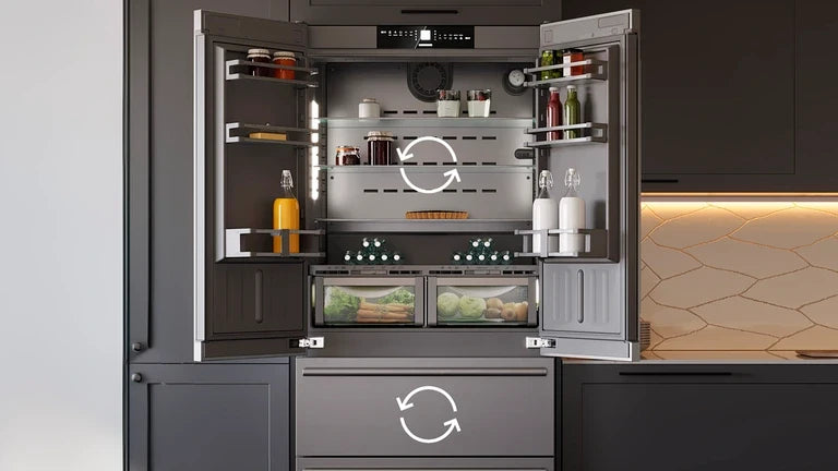 Liebherr CS2092G 36 inch French Door Refrigerator with 19.5 cu. ft. Capacity, LED Lighting, Duo Cooling, Ice Maker, in Stainless Steel