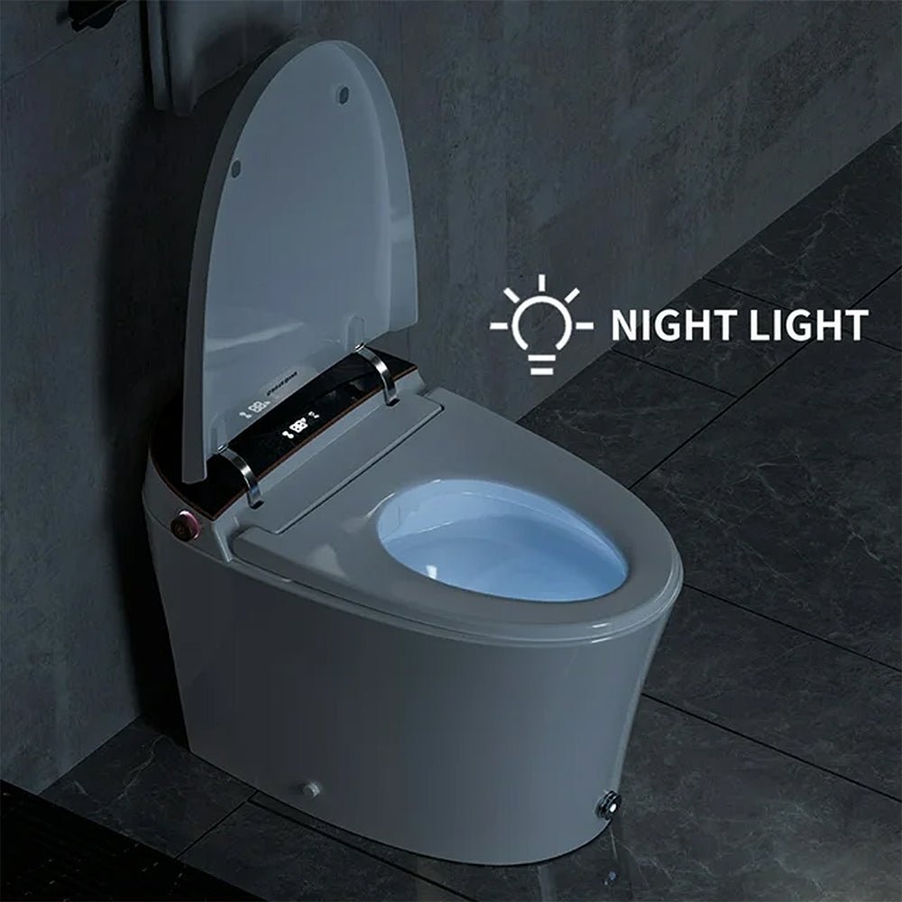 CTDV Premium Smart Tankless Bidet Toilet W/ Adjustable Heated Seat, Water & Air Dryer (96174253)