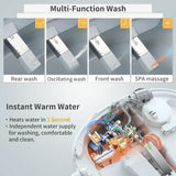 CTDV Premium Smart Tankless Bidet Toilet W/ Adjustable Heated Seat, Water & Air Dryer (96174253)