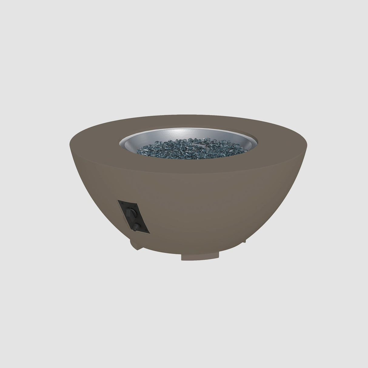 The Outdoor Greatroom Cove 54" Concrete Bowl Gas Fire Pit - CVB-54NG