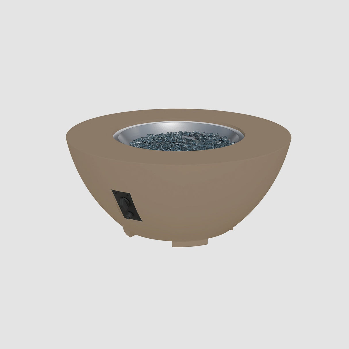 The Outdoor Greatroom Cove 60" Concrete Bowl Gas Fire Pit - CVB-60NG