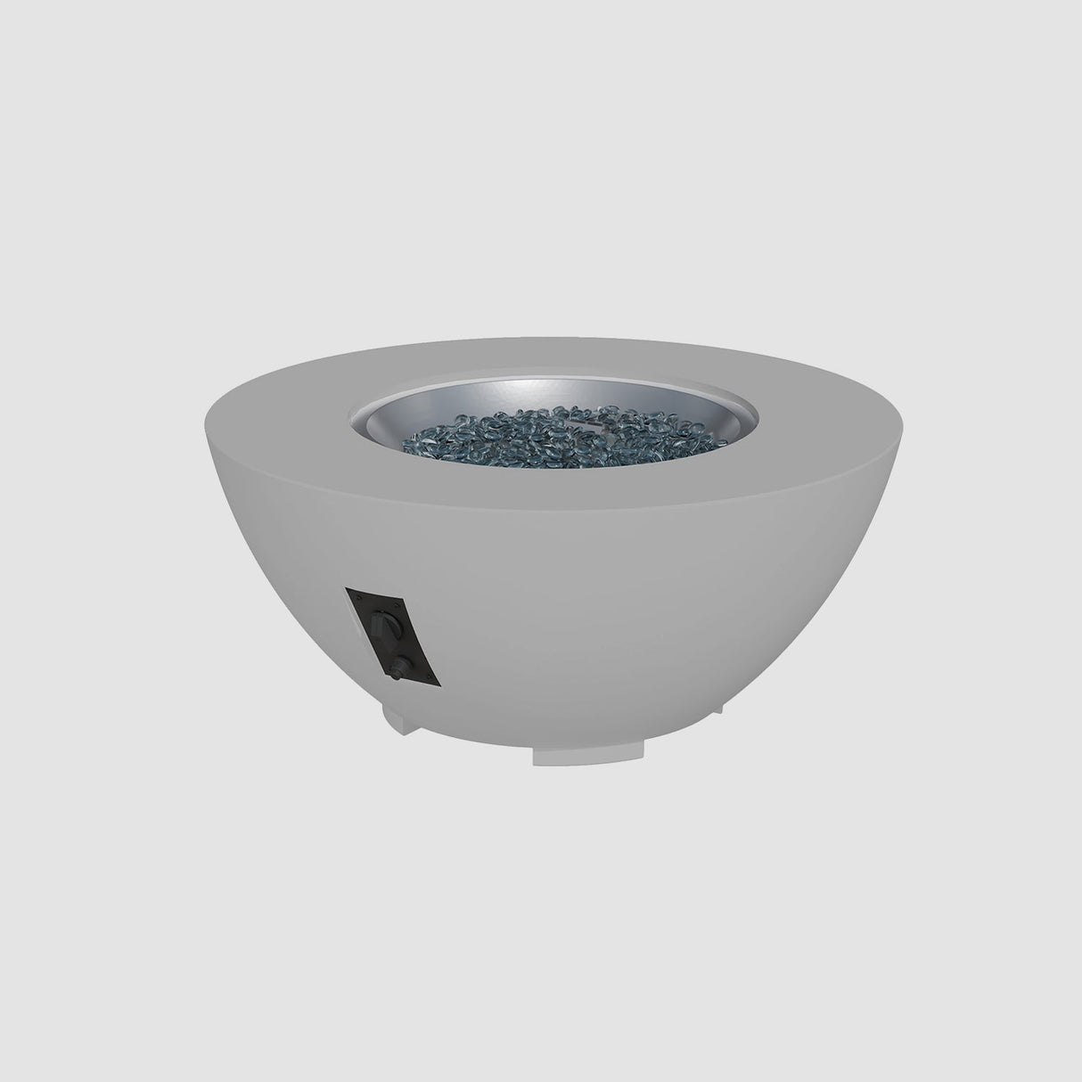 The Outdoor Greatroom Cove 54" Concrete Bowl Gas Fire Pit - CVB-54NG