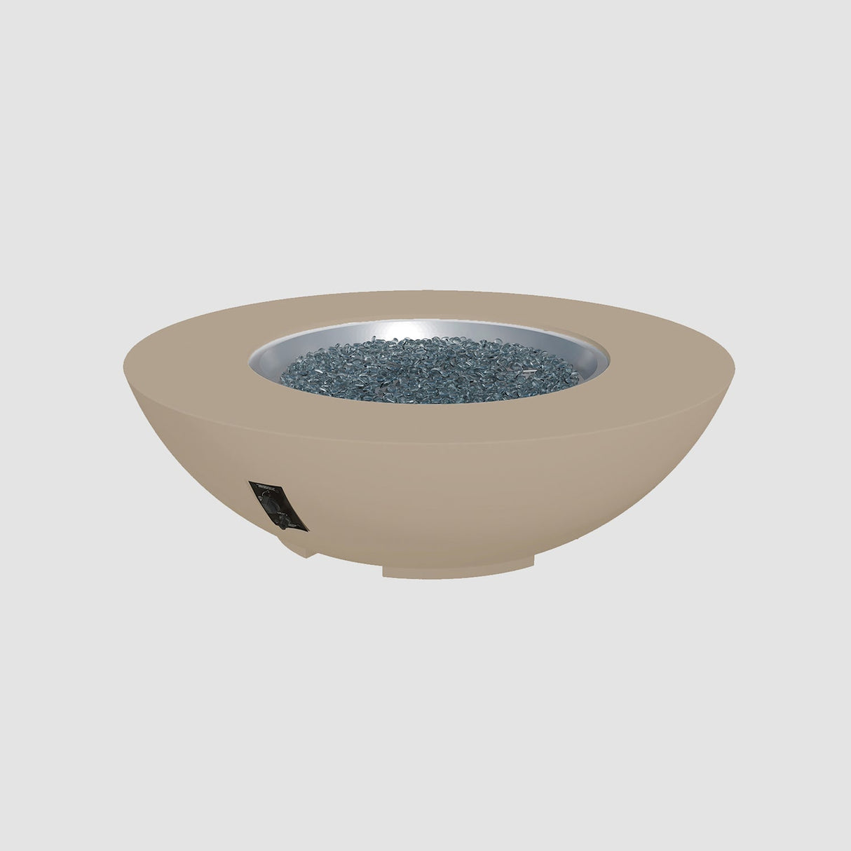 The Outdoor Greatroom Cove 48" Concrete Bowl Gas Fire Pit - CVB-48NG