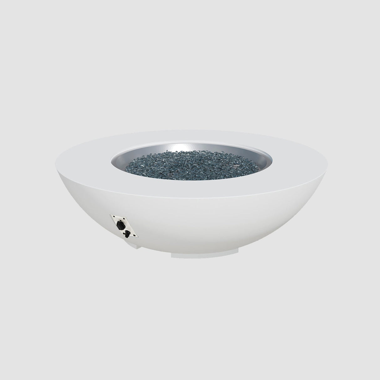 The Outdoor Greatroom Cove 54" Concrete Bowl Gas Fire Pit - CVB-54NG