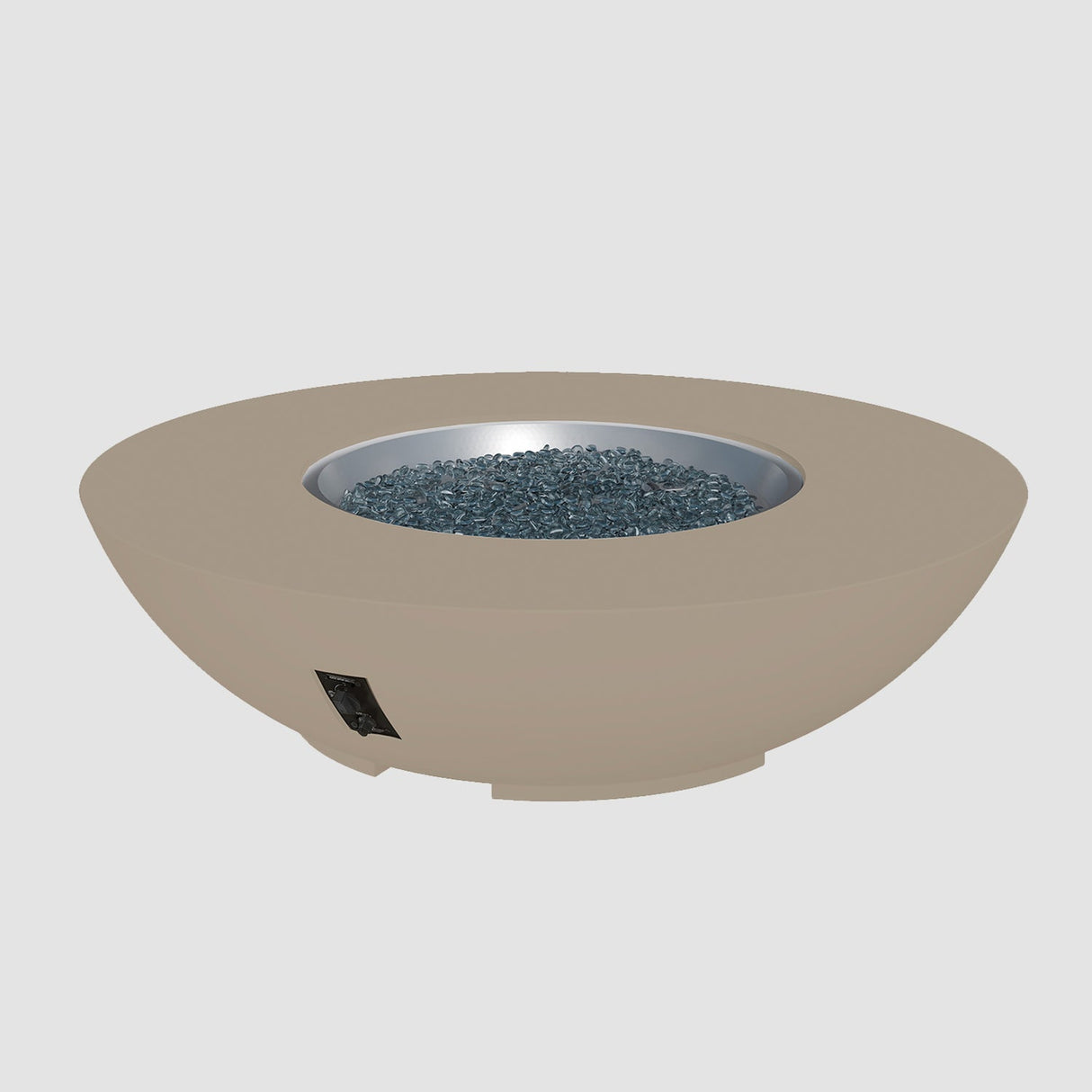 The Outdoor Greatroom Cove 42" Concrete Bowl Gas Fire Pit - CV-30