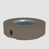 The Outdoor Greatroom Cove 60" Concrete Round Gas Fire Pit Table - CVC-60NG