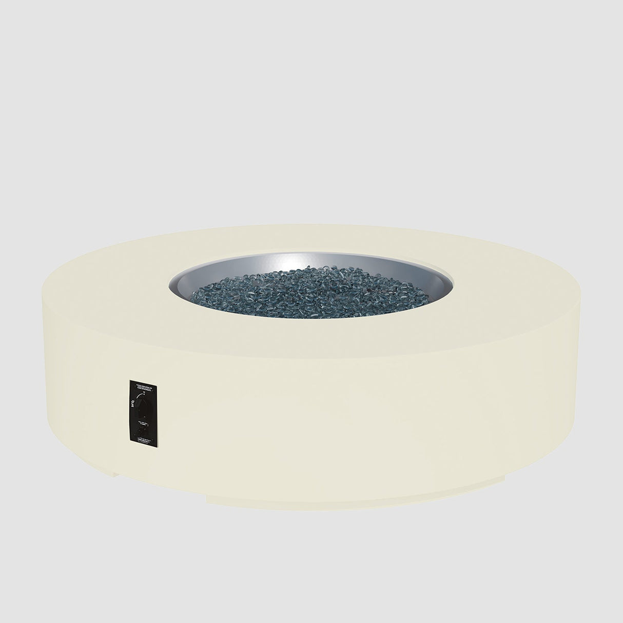 The Outdoor Greatroom Cove 60" Concrete Round Gas Fire Pit Table - CVC-60NG