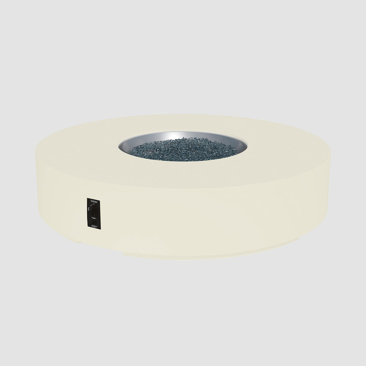 The Outdoor Greatroom Cove 60" Concrete Round Gas Fire Pit Table - CVC-60NG