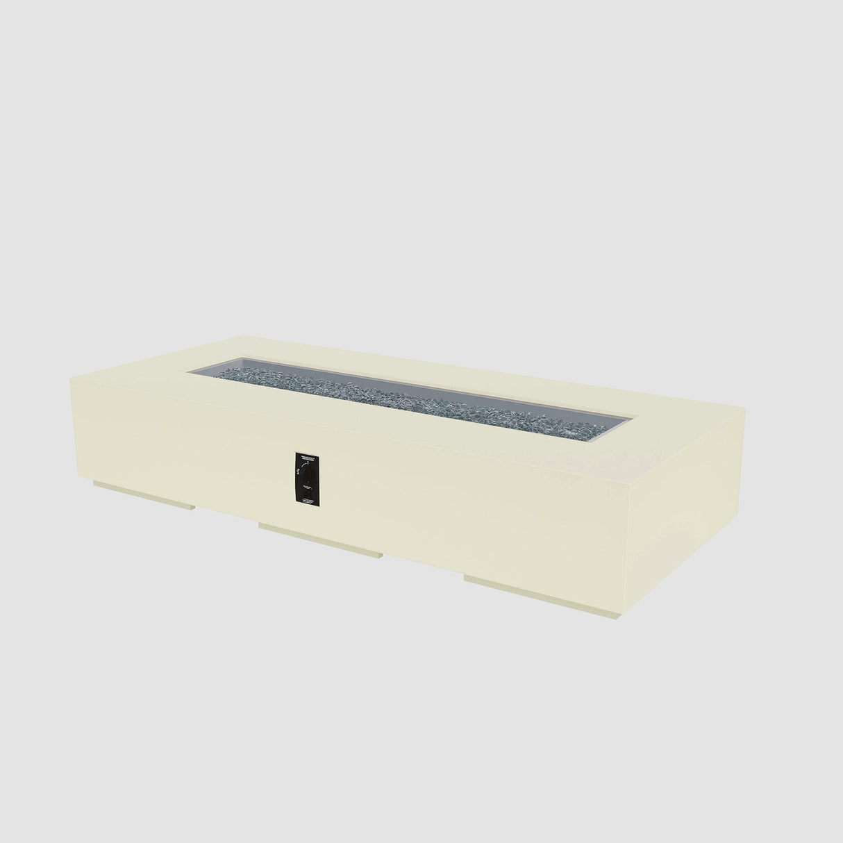 The Outdoor Greatroom Cove 84" Concrete Linear Gas Fire Pit - CVL-84NG