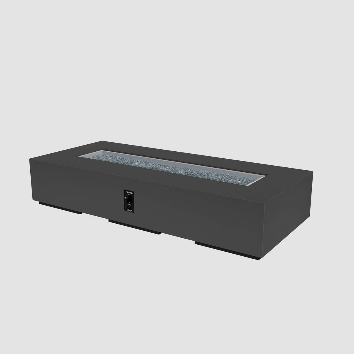 The Outdoor Greatroom Cove 84" Concrete Linear Gas Fire Pit - CVL-84NG