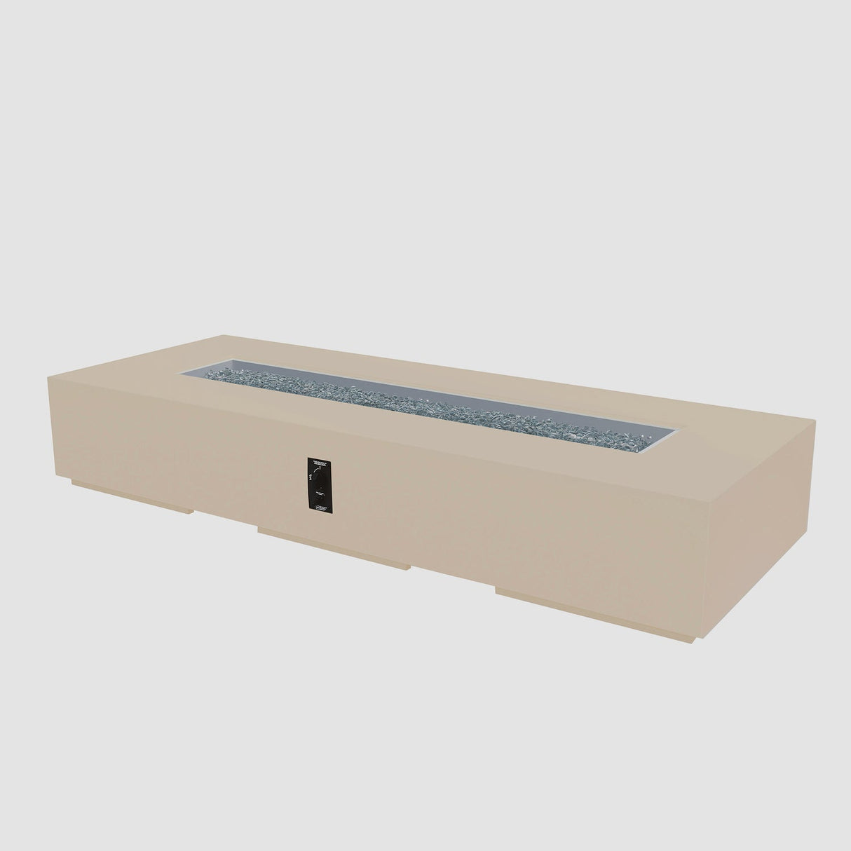 The Outdoor Greatroom Cove 96" Concrete Linear Gas Fire Pit - CVL-96NG