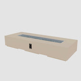 The Outdoor Greatroom Cove 96" Concrete Linear Gas Fire Pit - CVL-96NG