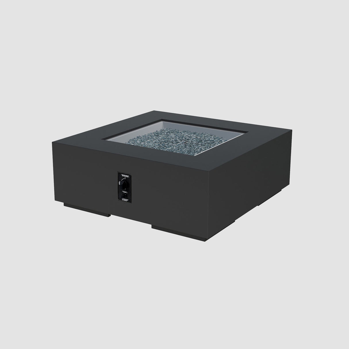 The Outdoor Greatroom Cove 42" Concrete Square Gas Fire Pit Table - CVS-42ES