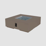 The Outdoor Greatroom Cove 36" Concrete Square Gas Fire Pit Table - CVS-36NG