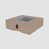The Outdoor Greatroom Cove 48" Concrete Square Gas Fire Pit Table - CVS-48NG