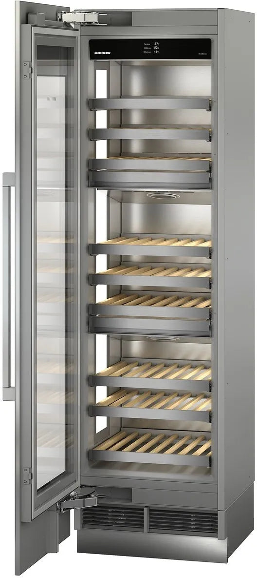 Liebherr MW2401 24 inch Built-In Triple Zone Smart Wine Cooler in Panel Ready