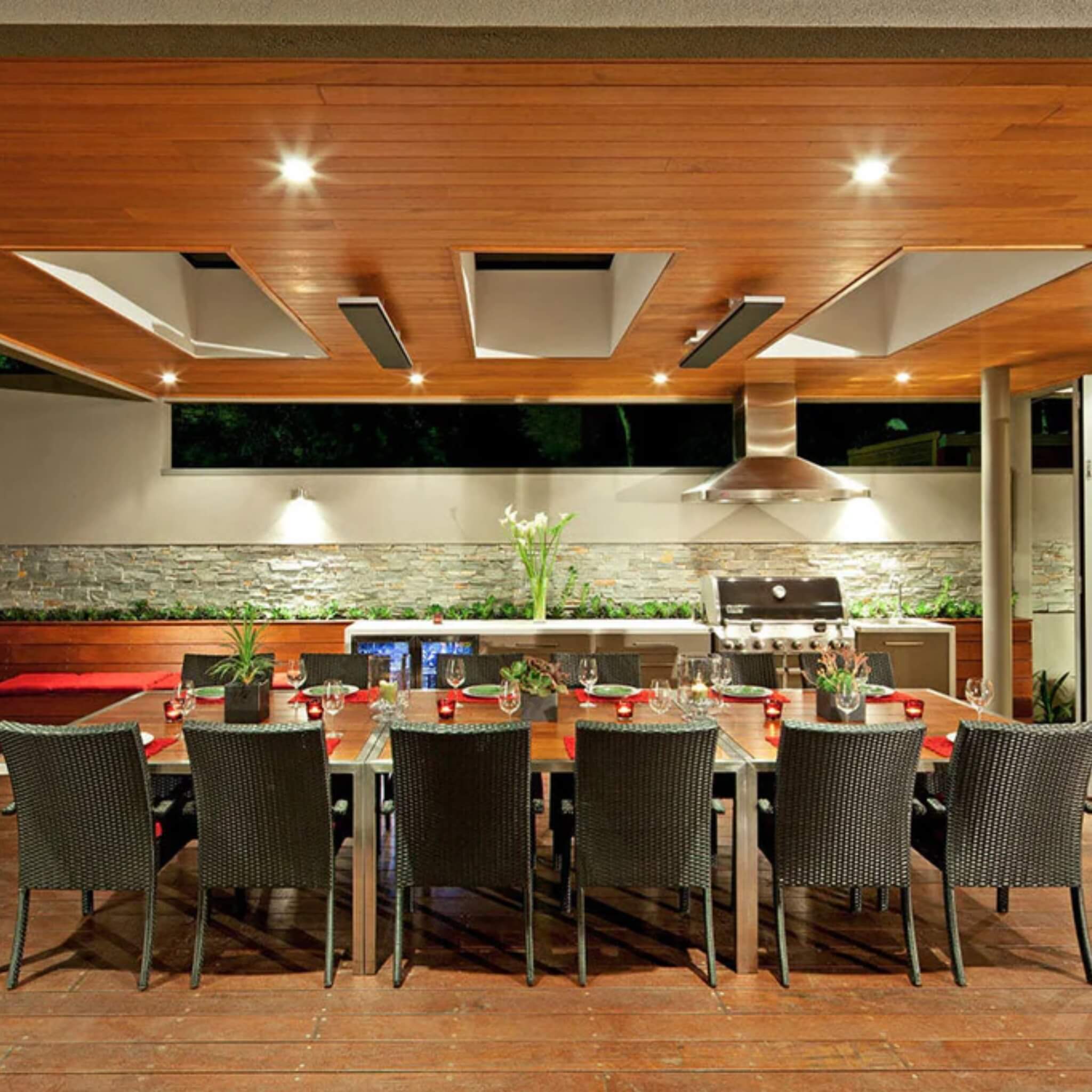 Dimplex DLW 70" Black Long Wave Radiant Electric Heater For Outdoor And Indoor, 3200W