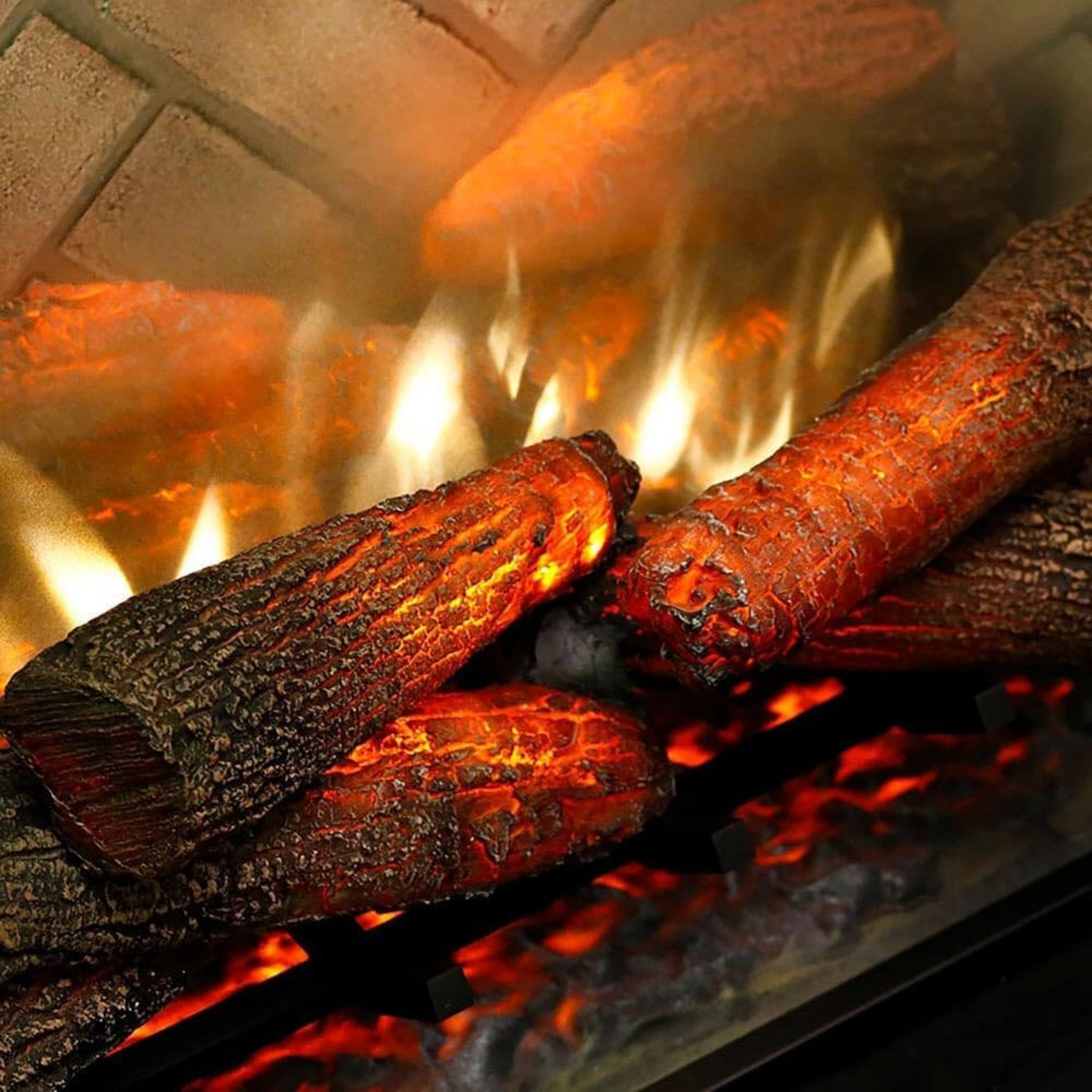 Dimplex Revillusion Herringbone Brick Built-In Electric Firebox With Front Glass [RBF30/36/42]