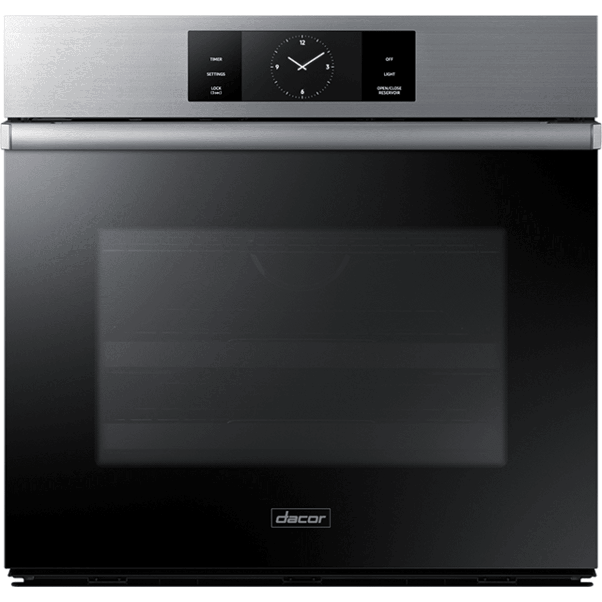 Dacor 30-Inch  Contemporary Single Wall Oven with Steam, Silver Stainless - DOB30M977SS