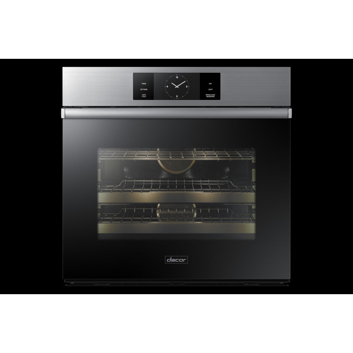Dacor 30-Inch  Contemporary Single Wall Oven with Steam, Silver Stainless - DOB30M977SS