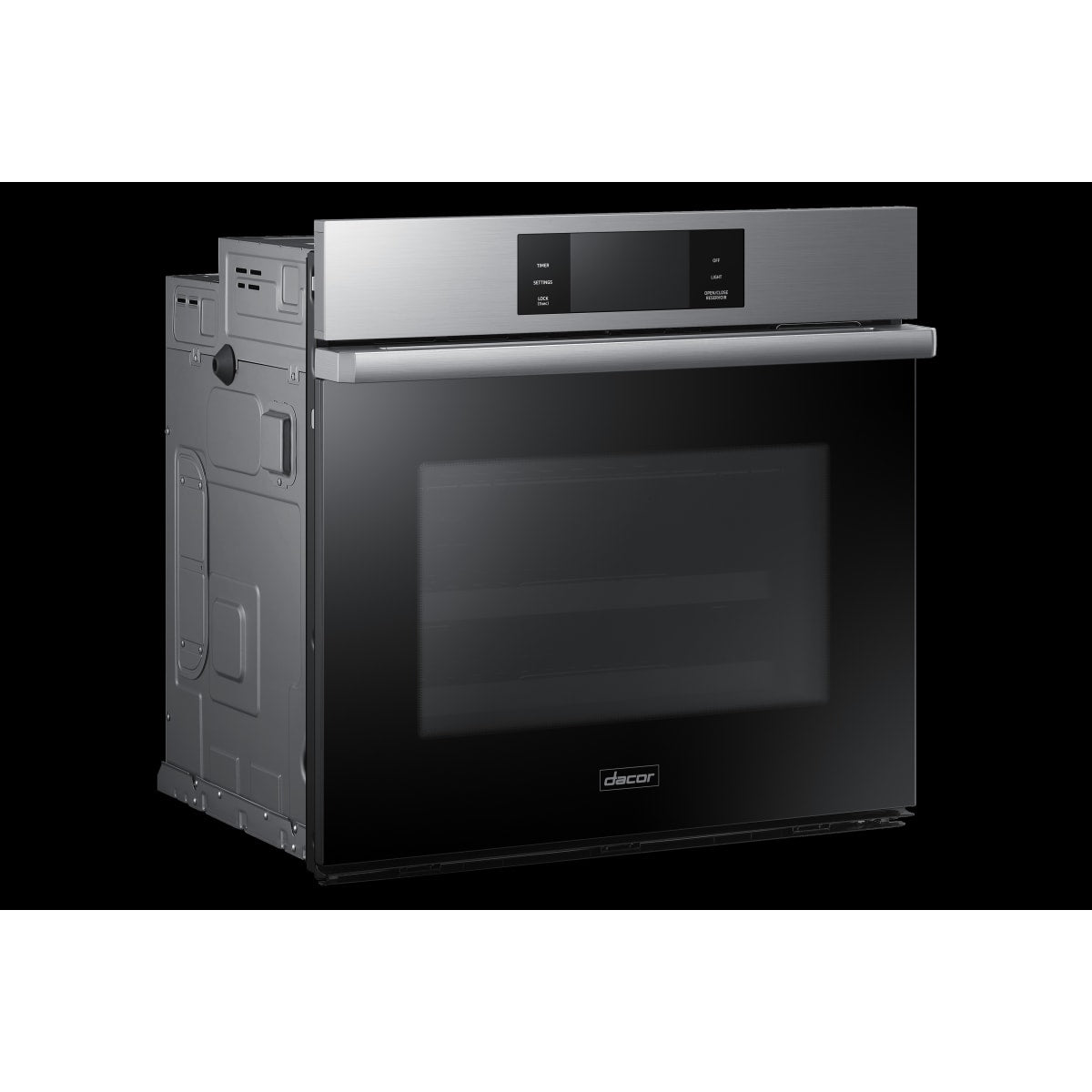 Dacor 30-Inch  Contemporary Single Wall Oven with Steam, Silver Stainless - DOB30M977SS