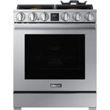Dacor 30-Inch Transitional Gas Range, Silver Stainless - DOP30T940DS