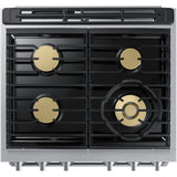 Dacor 30-Inch Transitional Gas Range, Silver Stainless - DOP30T940DS