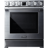 Dacor 30-Inch Transitional Induction Range, Silver Stainless - DOP30T940IS