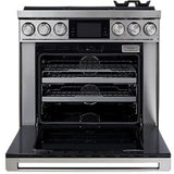 Dacor 36-Inch Contemporary Dual-Fuel Steam Range, Silver Stainless - DOP36C86DLS