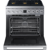 Dacor 36-Inch Transitional Dual-Fuel Range, Silver Stainless - DOP36T86DLS