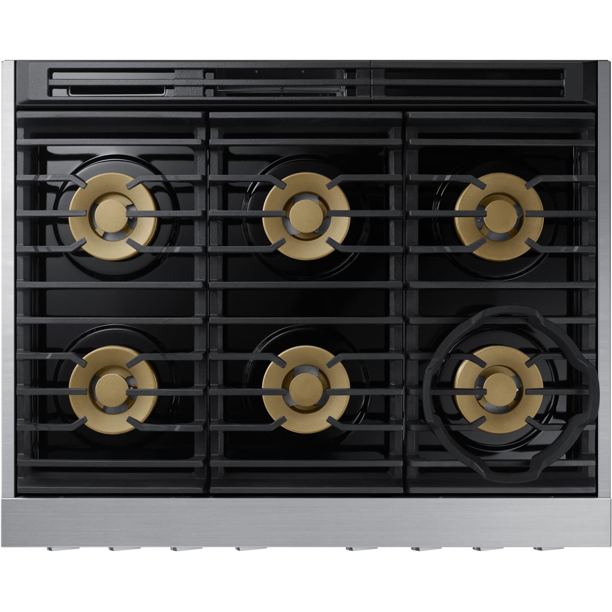 Dacor 36-Inch Transitional Dual-Fuel Range, Silver Stainless - DOP36T86DLS