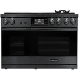 Dacor 48-Inch Contemporary Dual-Fuel Steam Range, Graphite Stainless - DOP48C86DLM