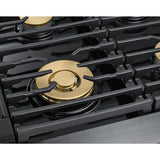 Dacor 48-Inch Contemporary Dual-Fuel Steam Range with Integrated Griddle, Graphite Stainless - DOP48C96DLM