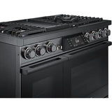 Dacor 48-Inch Contemporary Dual-Fuel Steam Range with Integrated Griddle, Graphite Stainless - DOP48C96DLM