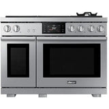 Dacor 48-Inch Transitional Dual-Fuel Steam Range, Silver Stainless - DOP48T960DS