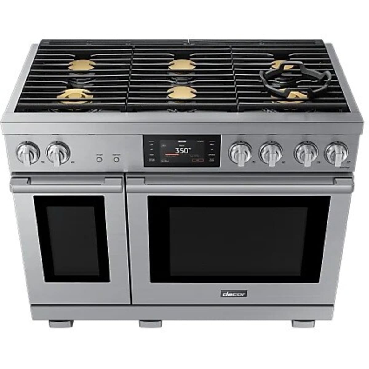 Dacor 48-Inch Transitional Dual-Fuel Steam Range, Silver Stainless - DOP48T960DS