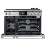 Dacor 48-Inch Transitional Dual-Fuel Steam Range, Silver Stainless - DOP48T960DS