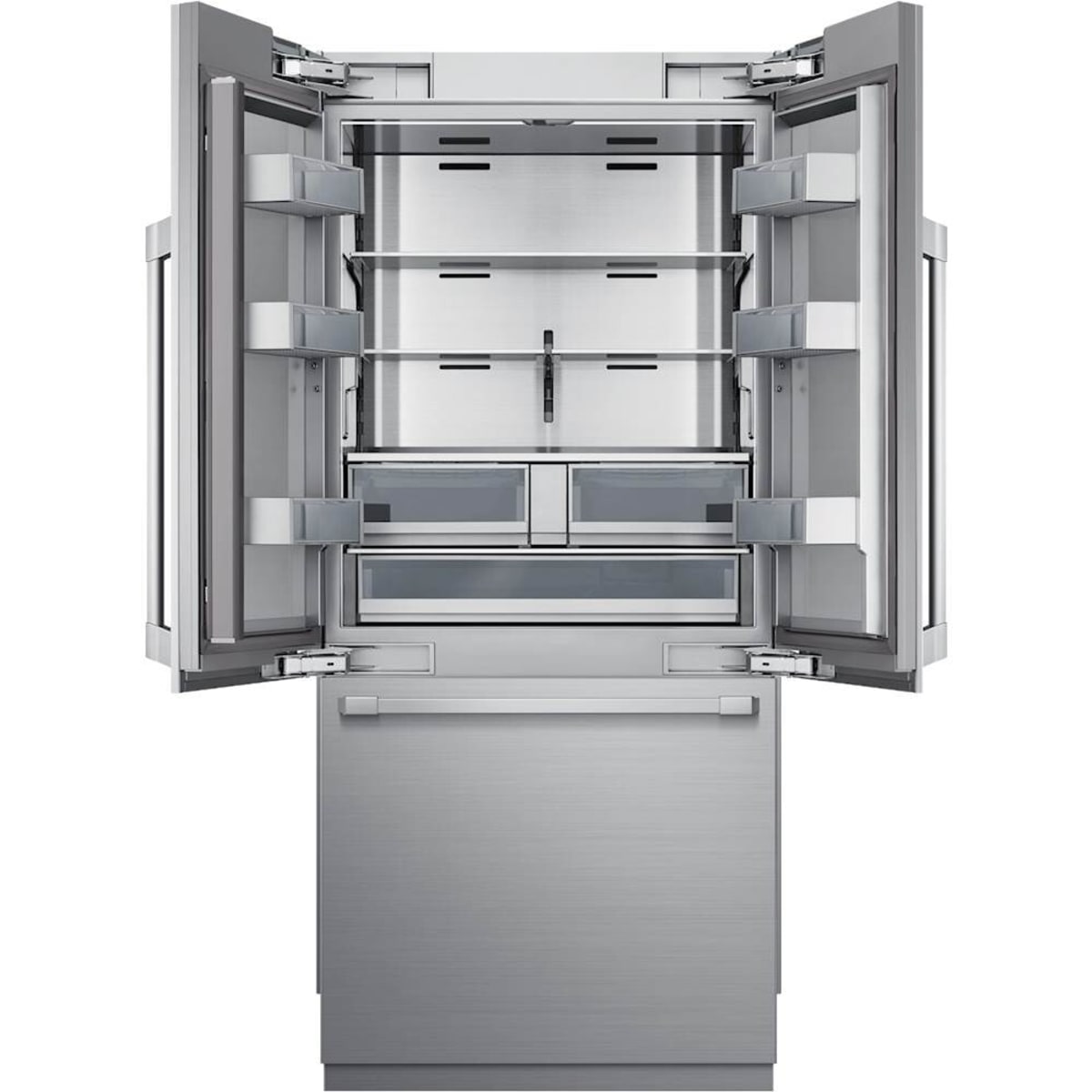 Dacor 36-Inch Contemporary Built-In French Door Refrigerator with SteelCool - DRF367500AP
