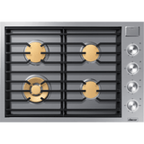 Dacor 30-Inch Contemporary Gas Cooktop, Silver Stainless, NG & LP - DTG30M954FS
