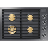 Dacor 30-Inch Contemporary Gas Cooktop, Graphite Stainless, NG & LP - DTG30M954FM