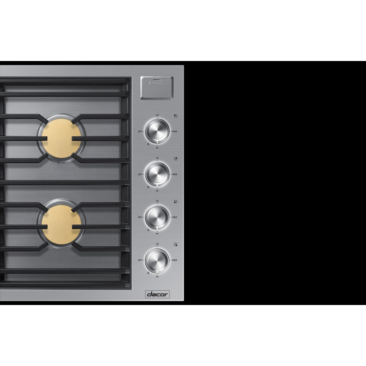 Dacor 30-Inch Contemporary Gas Cooktop, Silver Stainless, NG & LP - DTG30M954FS