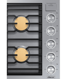 Dacor 36-Inch Contemporary Gas Cooktop, Silver Stainless, NG/LP - DTG36M955FS