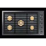 Dacor 36-Inch Contemporary Gas Cooktop, Graphite Stainless, NG/LP - DTG36M955FM