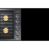 Dacor 36-Inch Contemporary Gas Cooktop, Graphite Stainless, NG/LP - DTG36M955FM