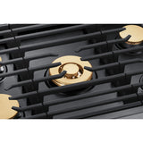 Dacor 36-Inch Contemporary Gas Cooktop, Graphite Stainless, NG/LP - DTG36M955FM